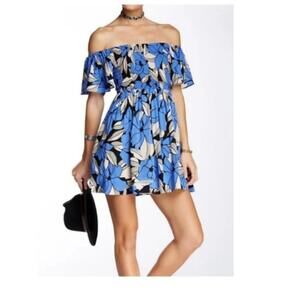 Free people floral mini dress